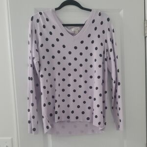 Style & Co. Lavender V-Neck Sweater